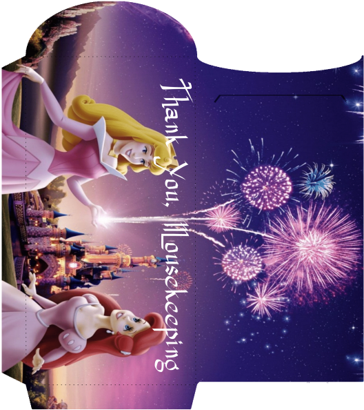 Mousekeeping Tip Envelopes - Walt Disney World Resort (558x600), Png Download