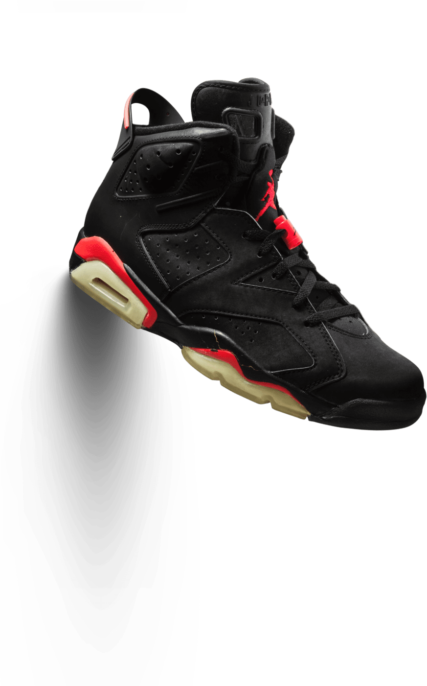 Air Jordan 6 Sneakers - Nike Air Jordan Vi (1390x1400), Png Download
