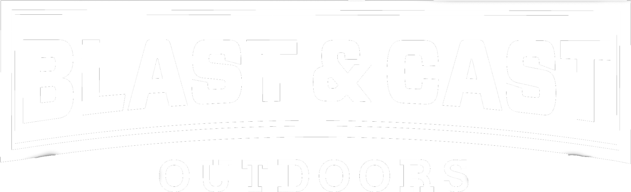 Blast & Cast Outdoors - Printing (2240x762), Png Download