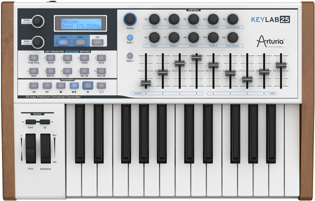 Arturia Keylab 25 (1000x538), Png Download
