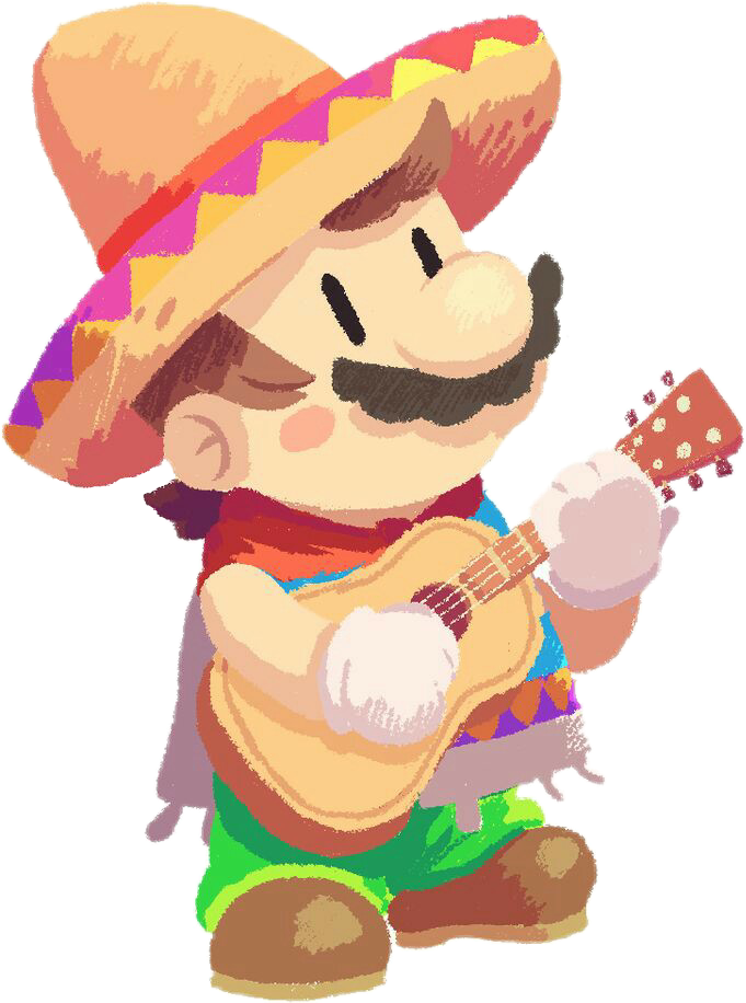 Mariobros Charro Mario Smash - Mexican Mario (681x916), Png Download