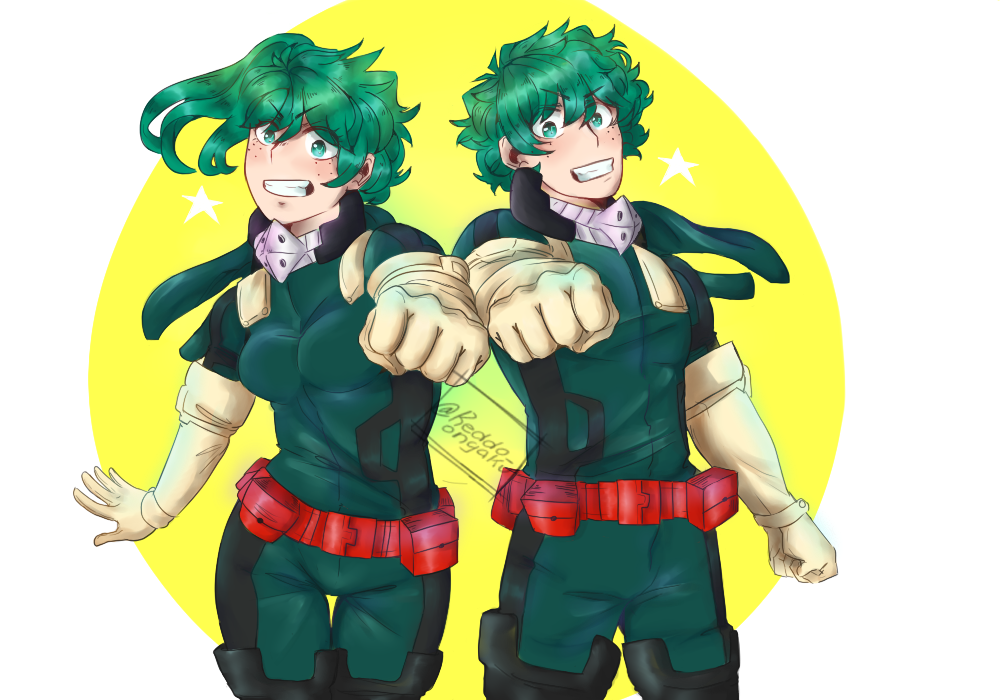 Fem Deku Is My New Gf - Artist (1000x700), Png Download