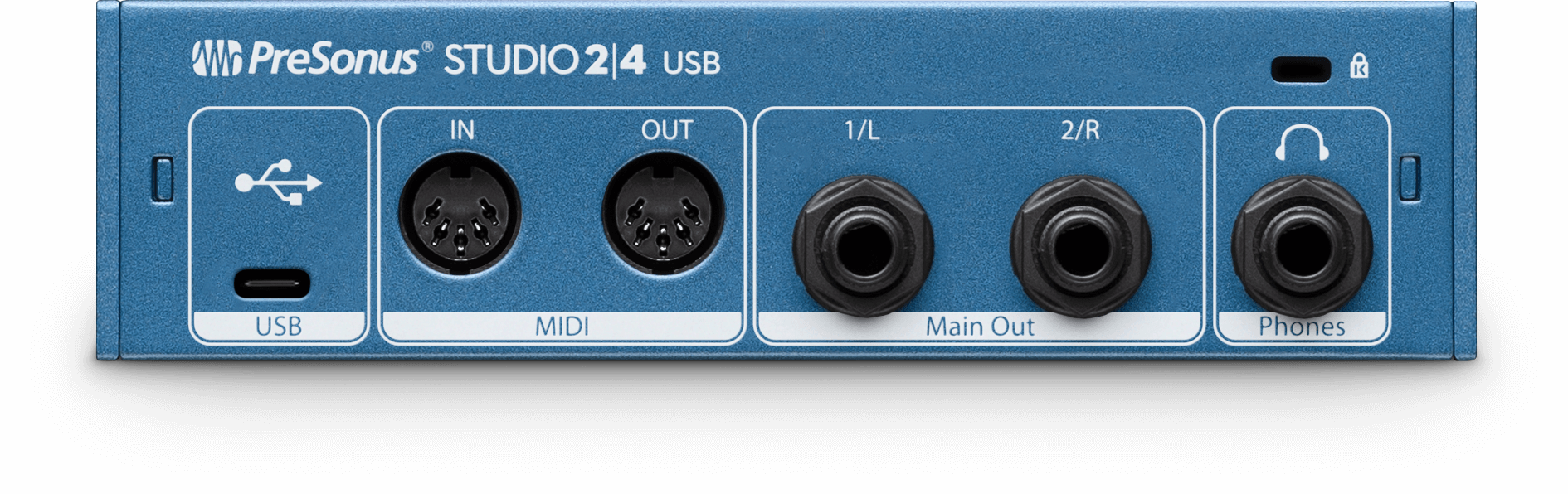4 Rear View - Presonus Studio 2 4 (1890x596), Png Download