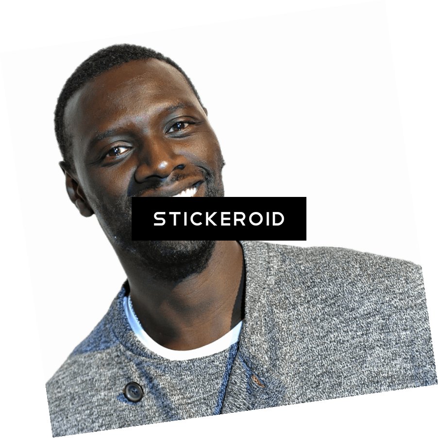 Omar Sy - Public Speaking (902x903), Png Download