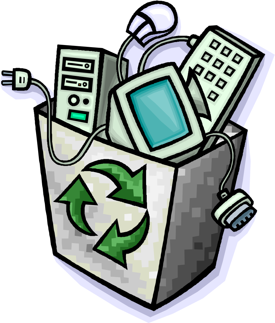 Basura Electronica Png - Waste Recycling (951x1112), Png Download