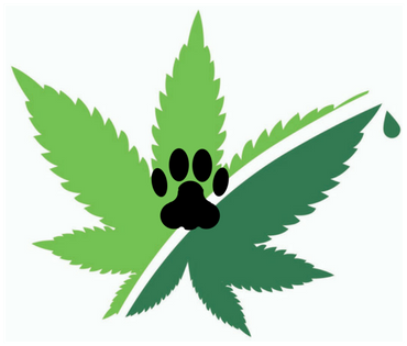 Hemp Leaf Design With Paw Print - Design (800x800), Png Download