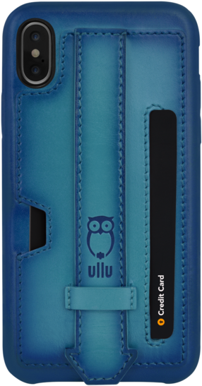 Ullu Strappy Case In Hand-colored Leather Iphone X/xs, - Iphone Xs Max Finger Strap Case (560x560), Png Download