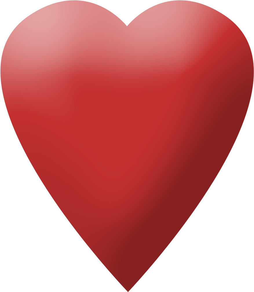 Heart - Dog (892x1024), Png Download