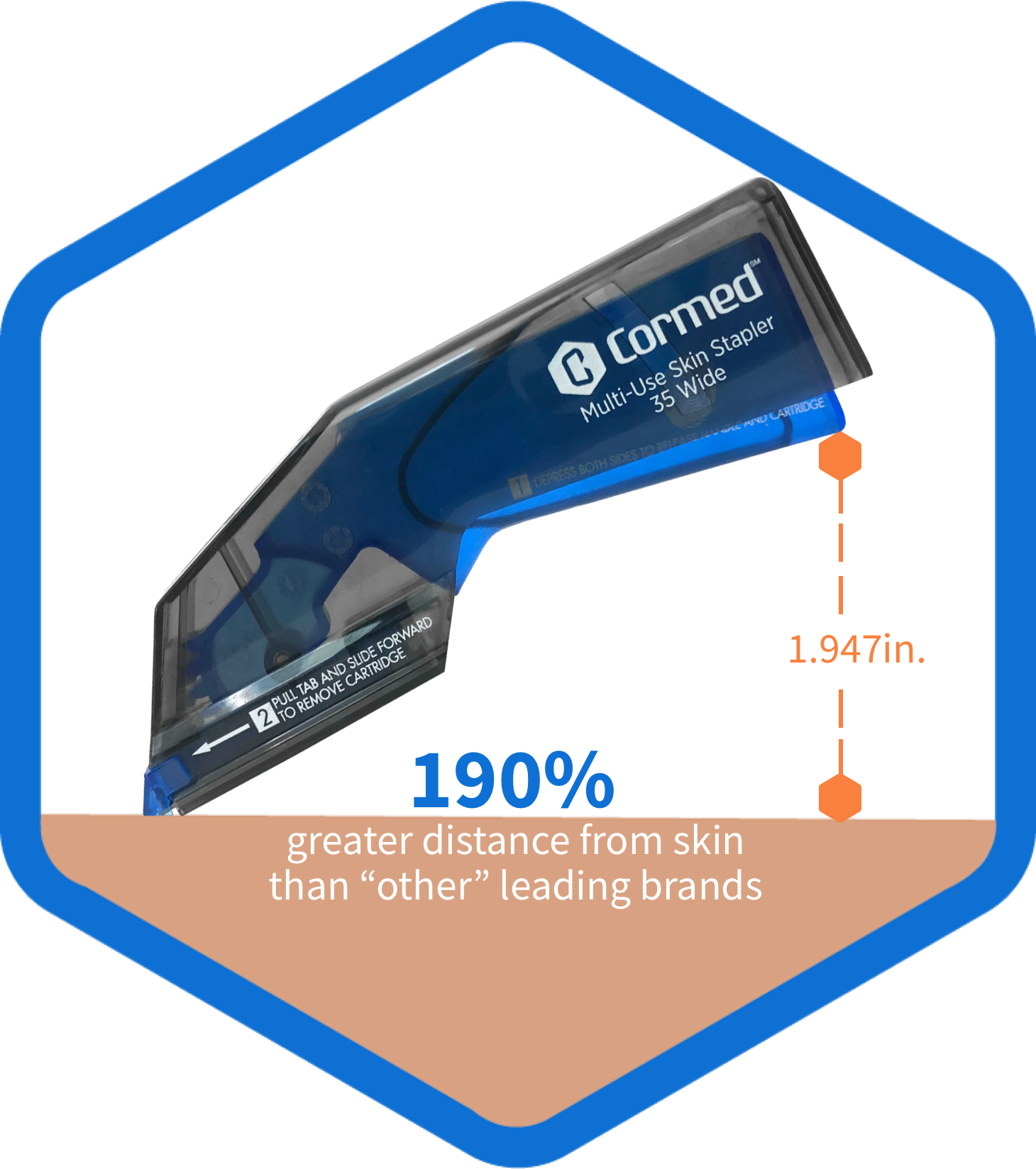 Cormed's Ergonomic Design Gives Cliniciansmore Area - Signage (1460x1648), Png Download