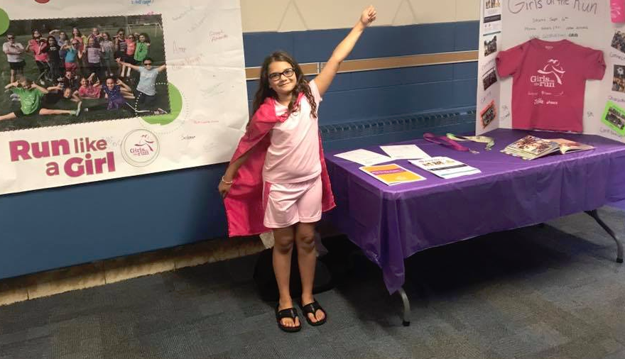 This Little Lady Packs Some Serious Star Power - Girl (880x506), Png Download