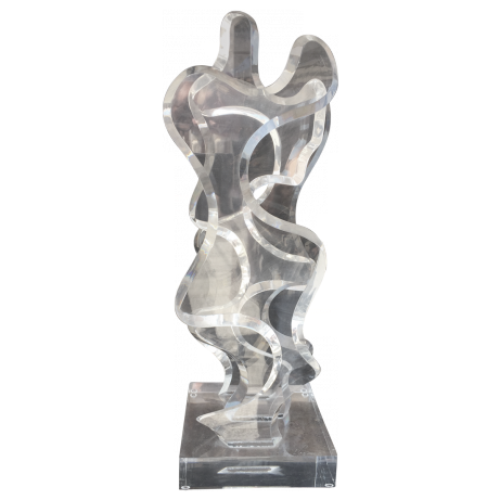 Abstract Acrylic Sculpture - Arte Escultura Moderna Png (736x460), Png Download