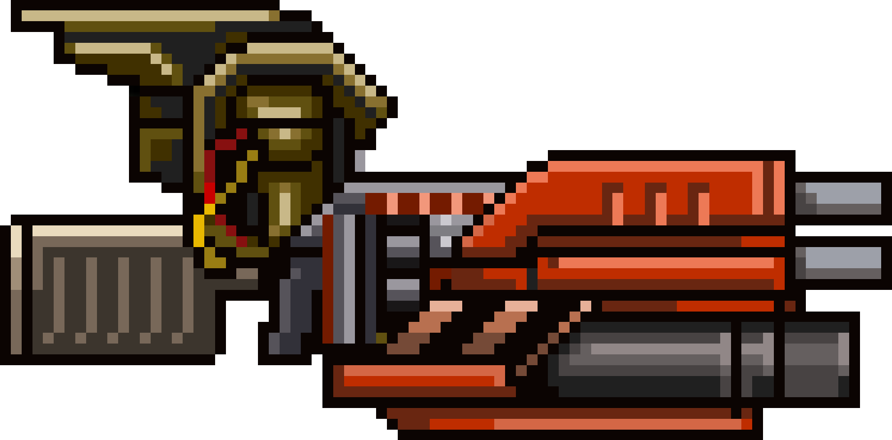 Kee-jerk Terminator - Commando 2 Alx W30 (1812x894), Png Download