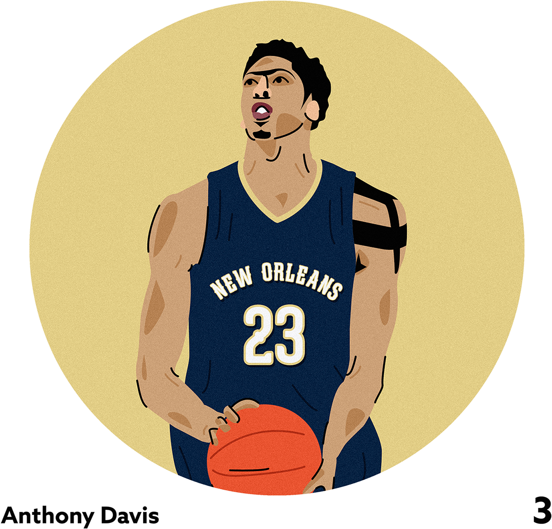 Victor Shevchenko - (2016-2017) Orleans Pelicans Anthony Davis Jersey Youth (1200x1200), Png Download