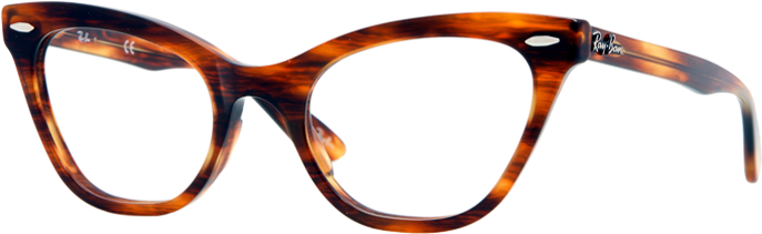 Cat Eyeglasses That Could Actually Fit My Big Head - Ray Ban 5226 (760x430), Png Download