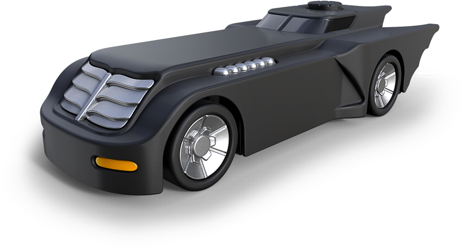 Legacy Series™ - Nikko 9068 Dc Super Friend Justice League Batmobile (1002x672), Png Download