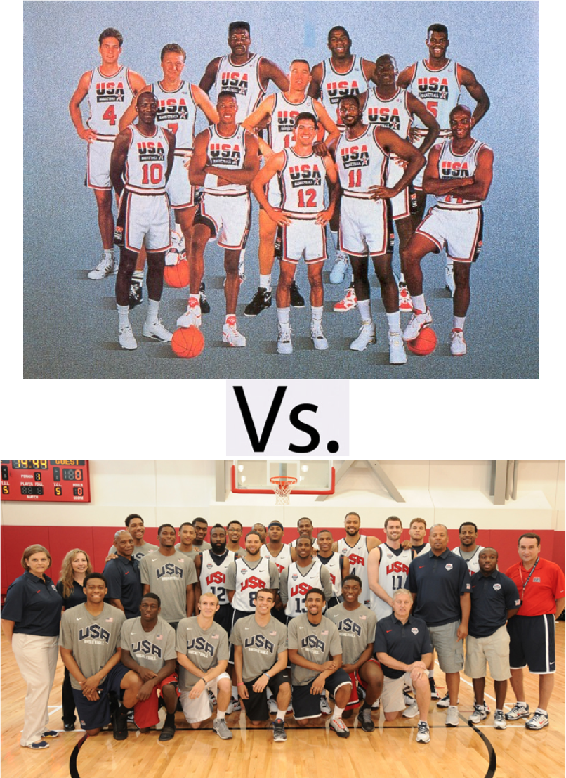 Dream-team2 - Dream Team 92 (806x1107), Png Download