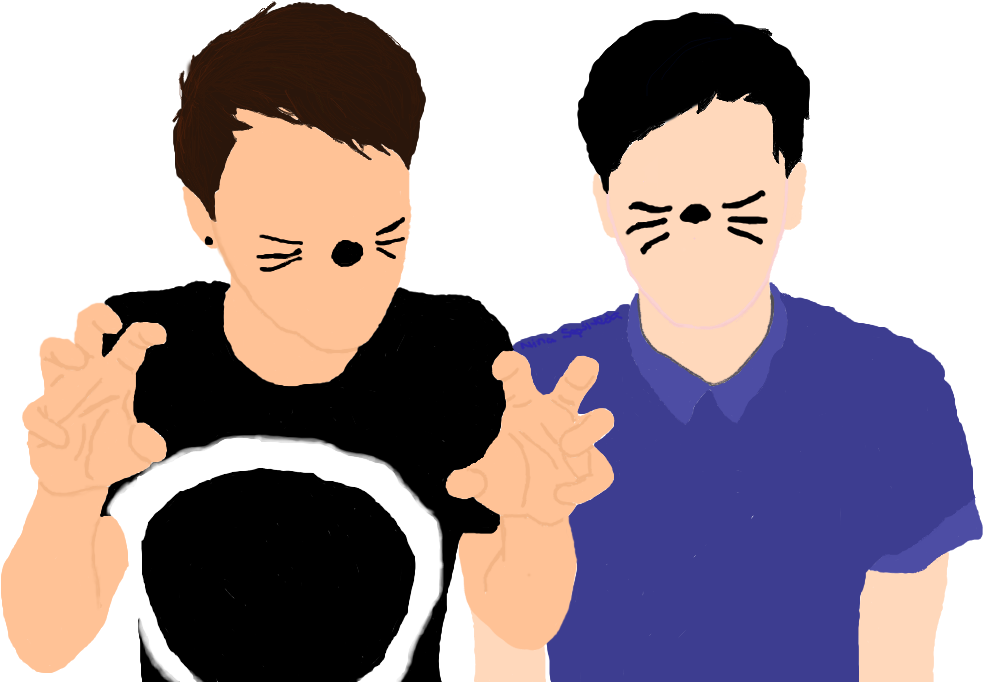 Dan And Phil - Dan And Phil Backgrounds (1024x727), Png Download