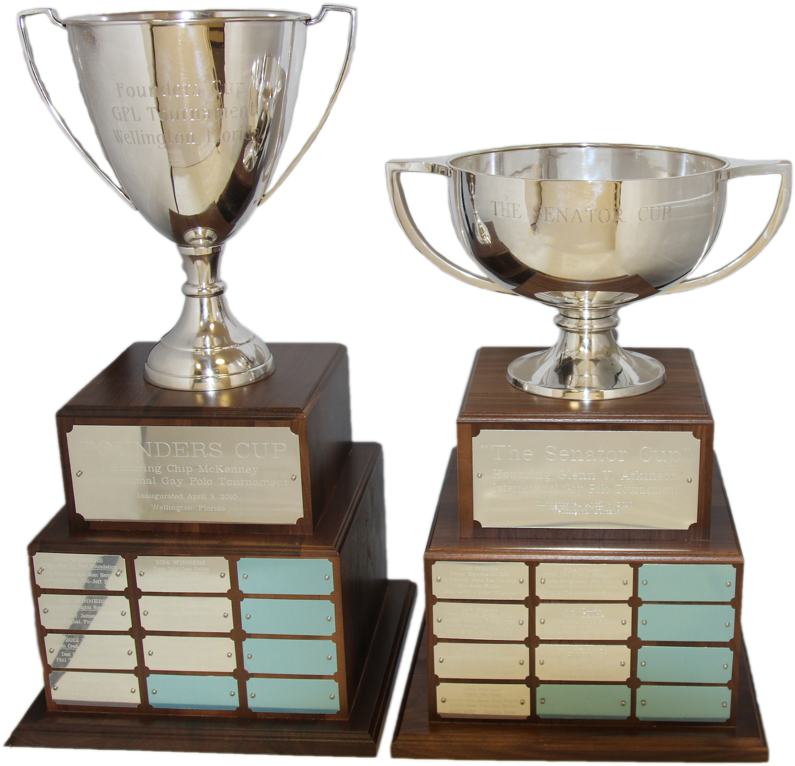 Gay Polo League Thanks Event Partners For 8th Annual - Trophy (1910x1644), Png Download