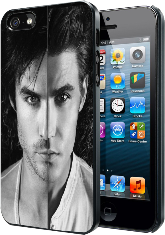 Paul Wesley And Ian Somerhalder-400233 Samsung Galaxy (796x1024), Png Download