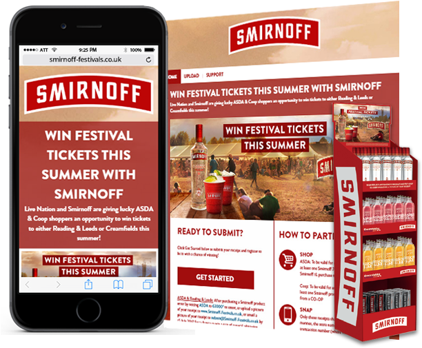 Driving Retailer Specific Sales For Smirnoff- Festival - Smirnoff Vodka - 375 Ml Bottle (650x514), Png Download