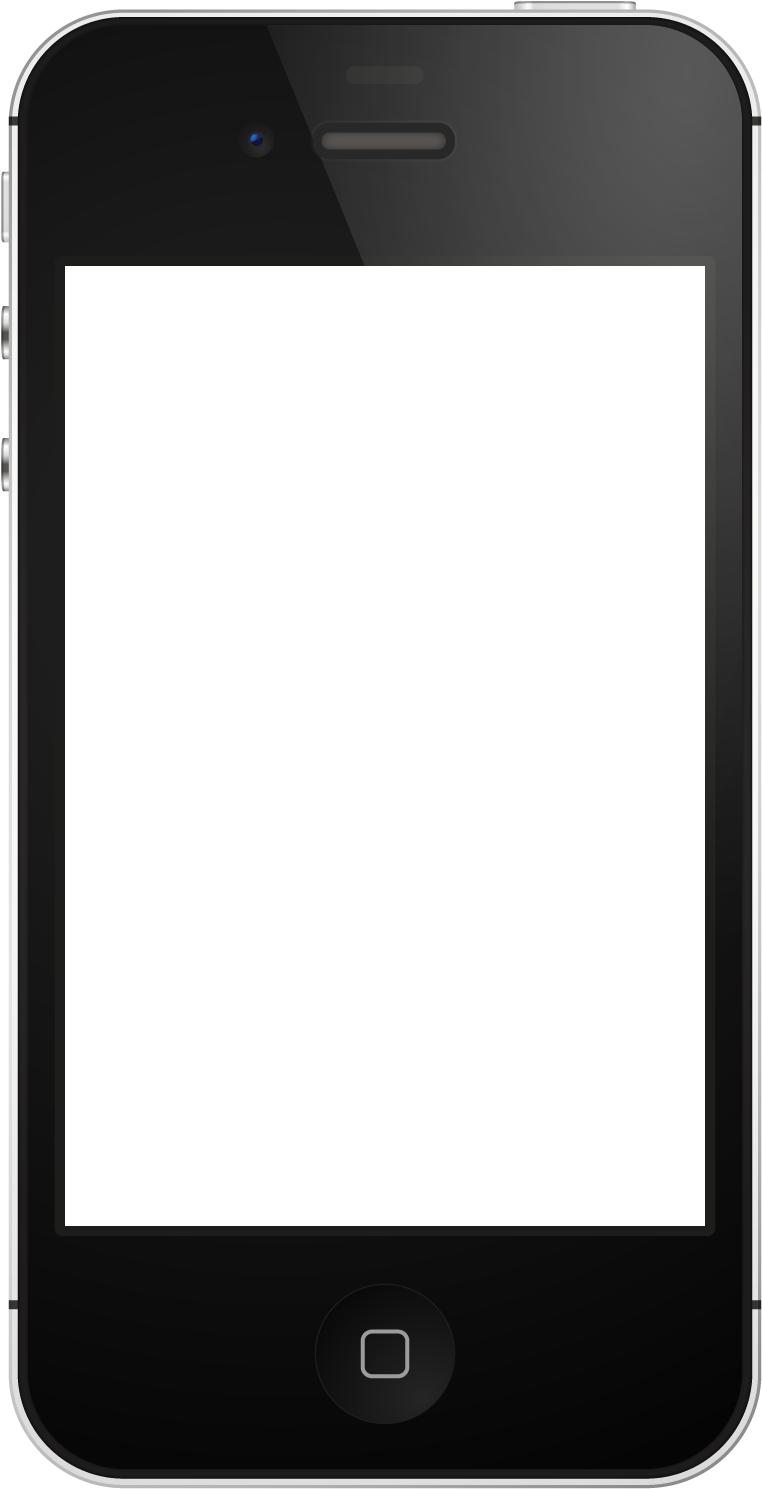 Iphone Template More - Iphone 4 Png Template (900x1600), Png Download