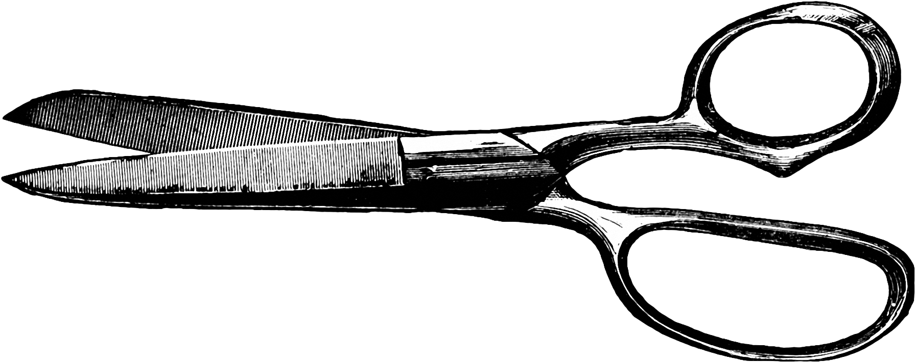 Free Download Hair Shear Clipart Knife Hair-cutting (1800x719), Png Download