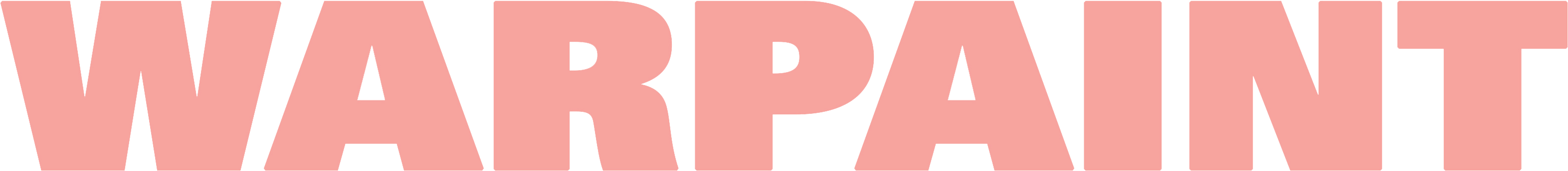 Warpaint Logo - Peach (3600x847), Png Download
