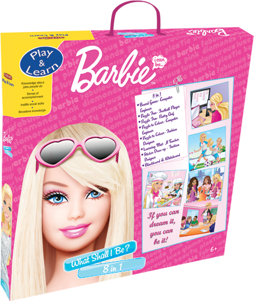 8 In 1- What Shall I Be - Sterling 8 In 1 Barbie, Multi Color (842x618), Png Download