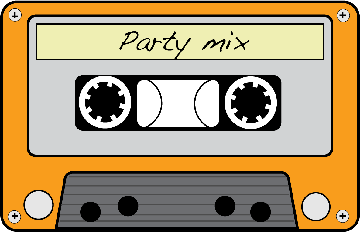Cassette Vector Casette - Cassette Tape Clipart Png (1350x900), Png Download