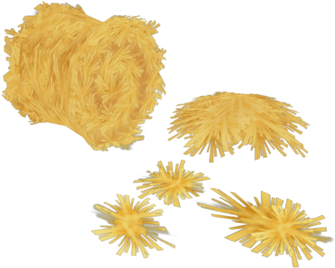 This Low Poly Hay Bale Is Ideal For Isometric Strategy - Low Poly Hay Bale (600x600), Png Download