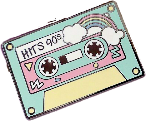 Kawaii Cassette (393x324), Png Download