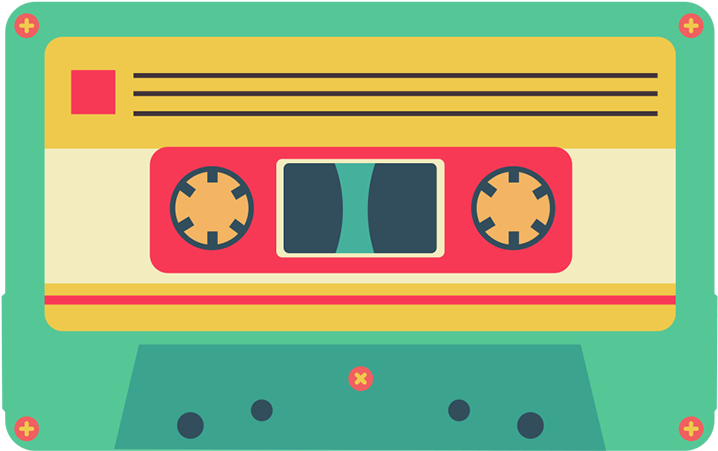 “cassette Tape” - Hitrecord (1000x1000), Png Download