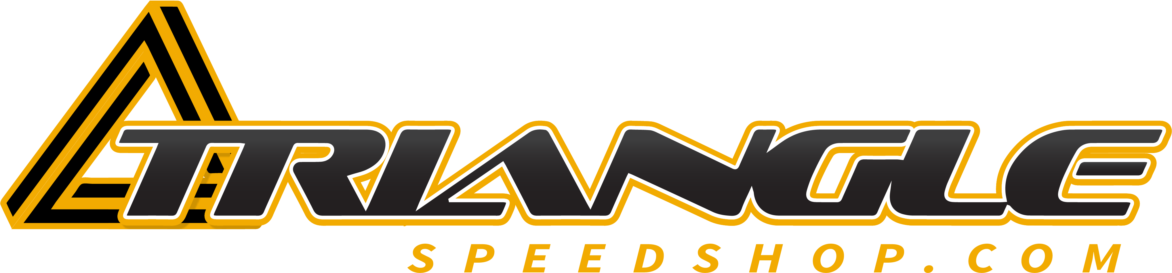 Triangle Speed Shop Vector Final Logo Vectorization - Triangle Speed Shop (4167x1300), Png Download