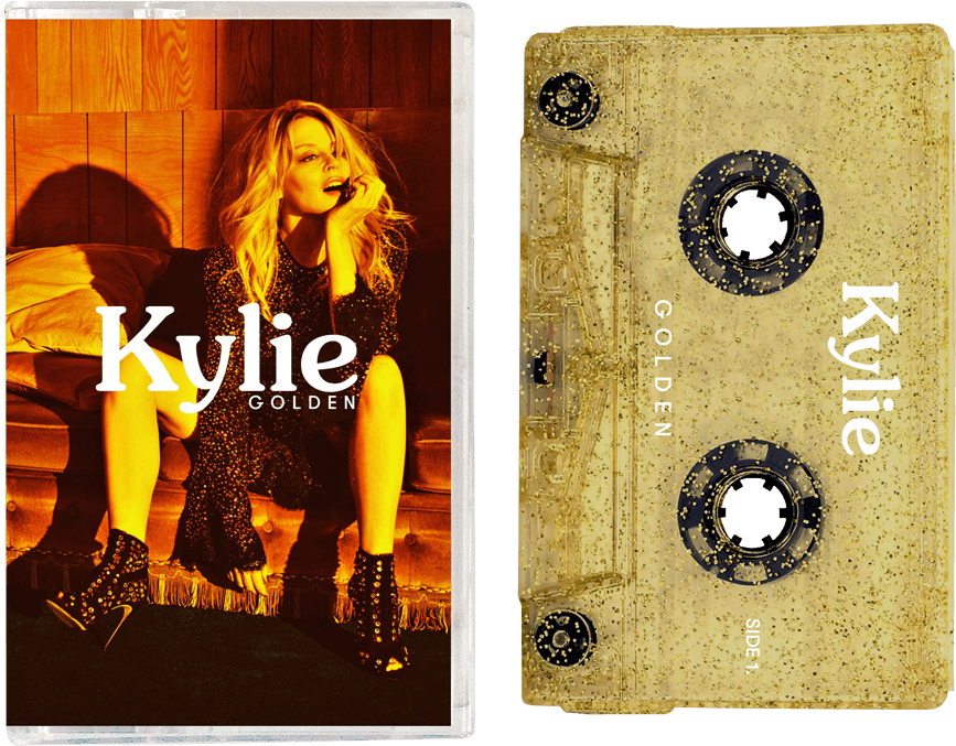 Kylie Minogue Golden Album Leads Cassette Tape Revival - Kylie Minogue Golden Cassette (1000x1000), Png Download