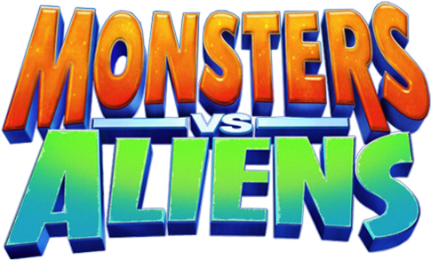 Monsters Vs Aliens Movie Logo - Monster Vs Aliens Logo (800x310), Png Download