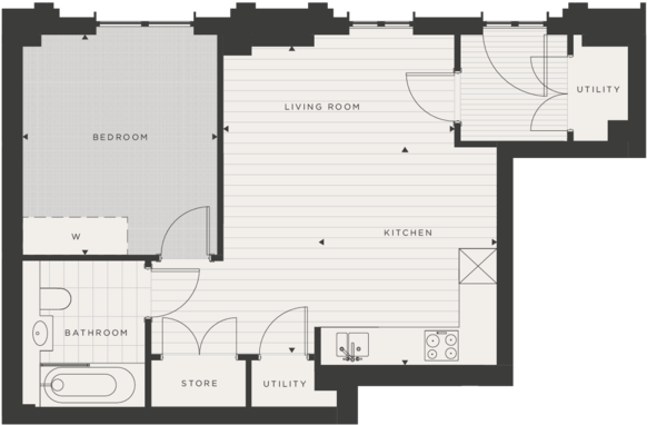 Approximate Measurements Only, They Are Not Necessarily - Floor Plan (595x390), Png Download