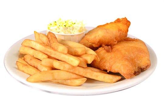 Single Piece Of Fish - Pastry (575x356), Png Download