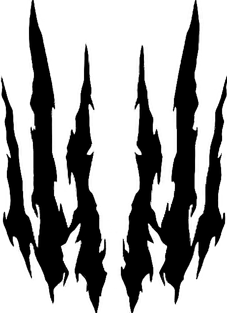 Report Abuse - Claw Marks (462x638), Png Download