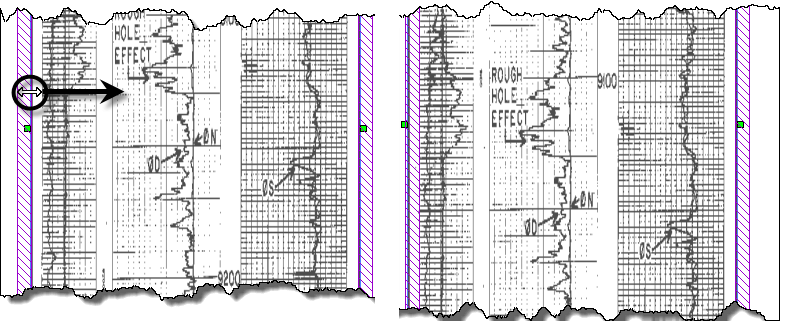 Left Log Edge - Technical Drawing (786x326), Png Download