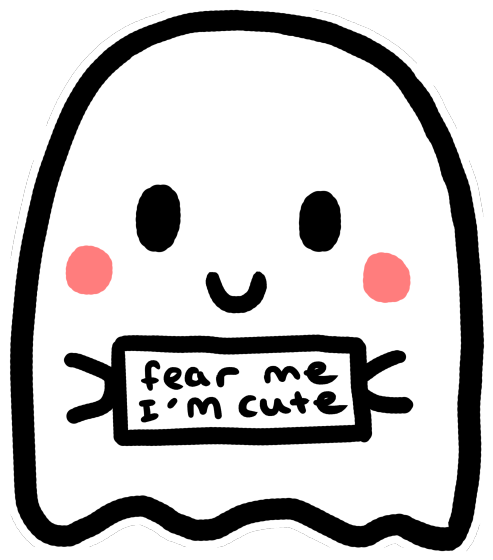 Cute Doodles For Your Boyfriend Tumblr - Cute Ghost (500x667), Png Download