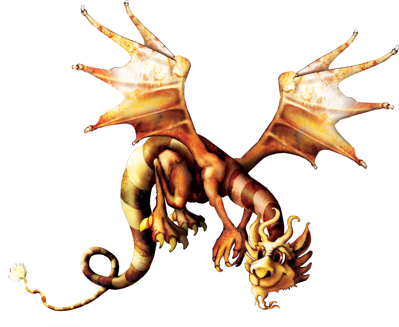 Vintage Prints, Old, Retro Style And - Dragon (1280x1047), Png Download