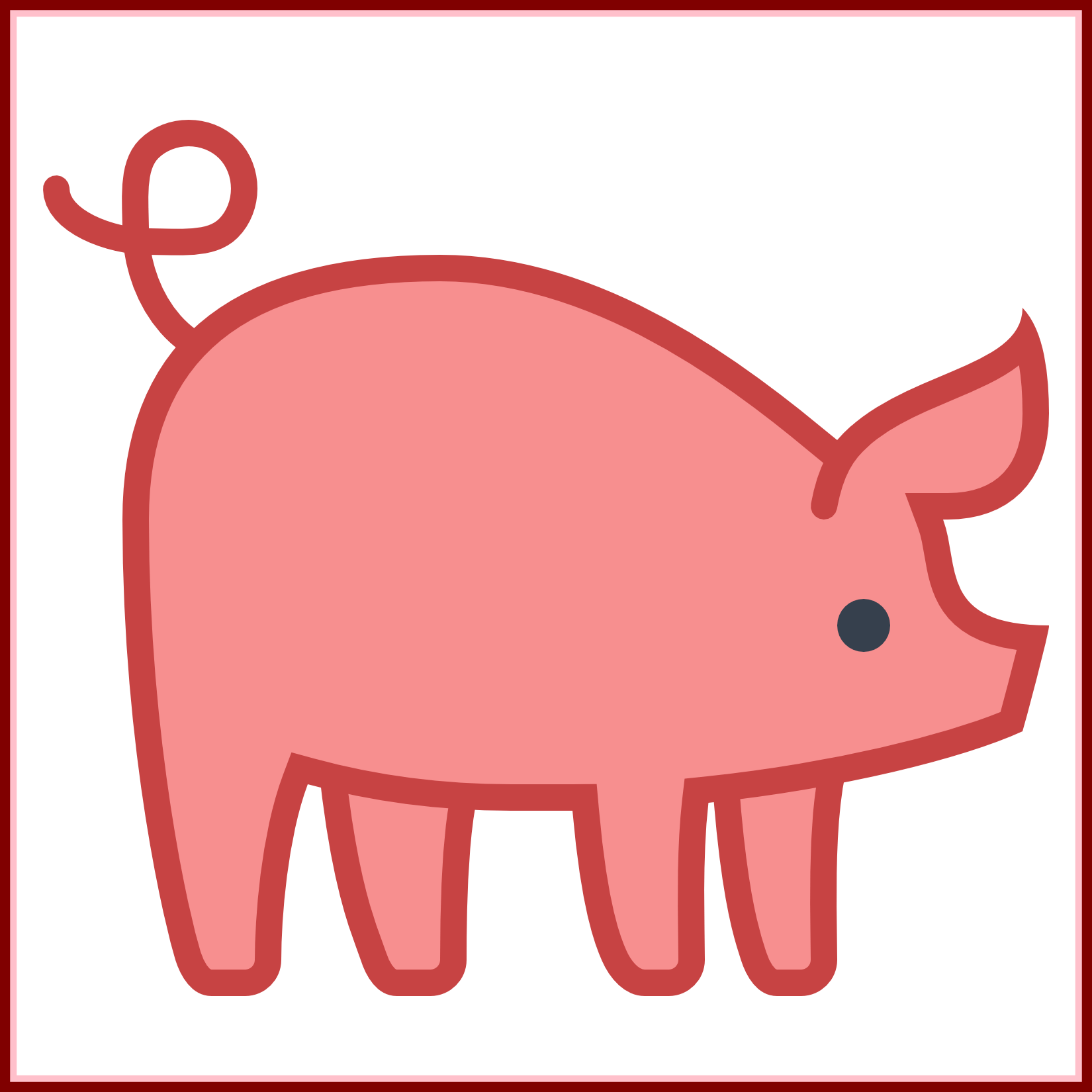 Unbelievable Ingenious Clip Art Pig Face With Mud Clipart - Pig (1650x1650), Png Download