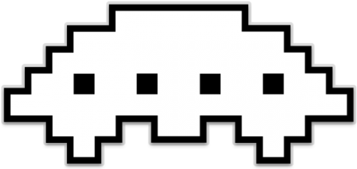 Space Invaders Alien Png High-quality Image - Space Invaders Sprites Png (600x600), Png Download