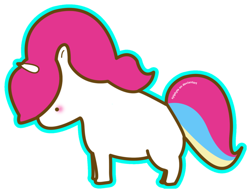Free Icons Png - Cute Unicorn Icon Png (900x691), Png Download