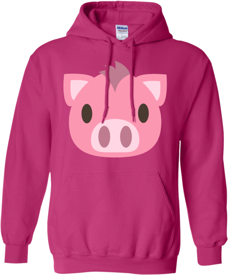 Pig Face Emoji Hoodie - Queens Born On October 23 (960x960), Png Download