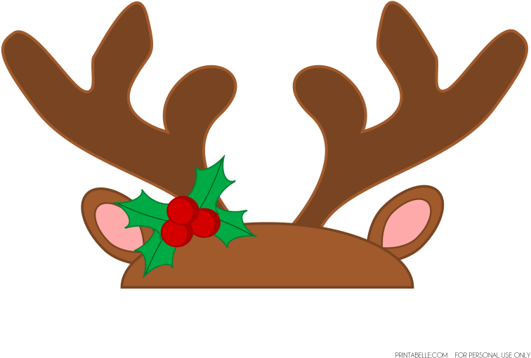 Reindeer Antlers Png Tumblr - Png Reindeer Antlers (776x600), Png Download
