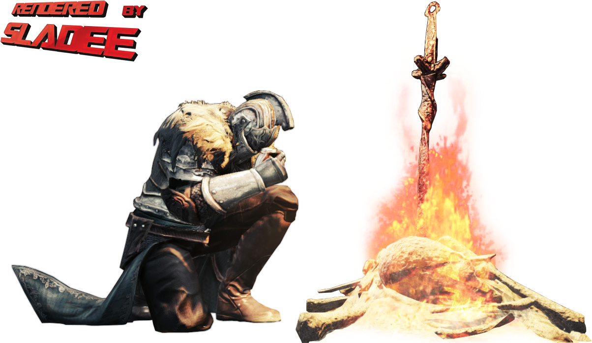 Iii Demon S Demons - Dark Souls 2 Bonfire Png (1280x720), Png Download