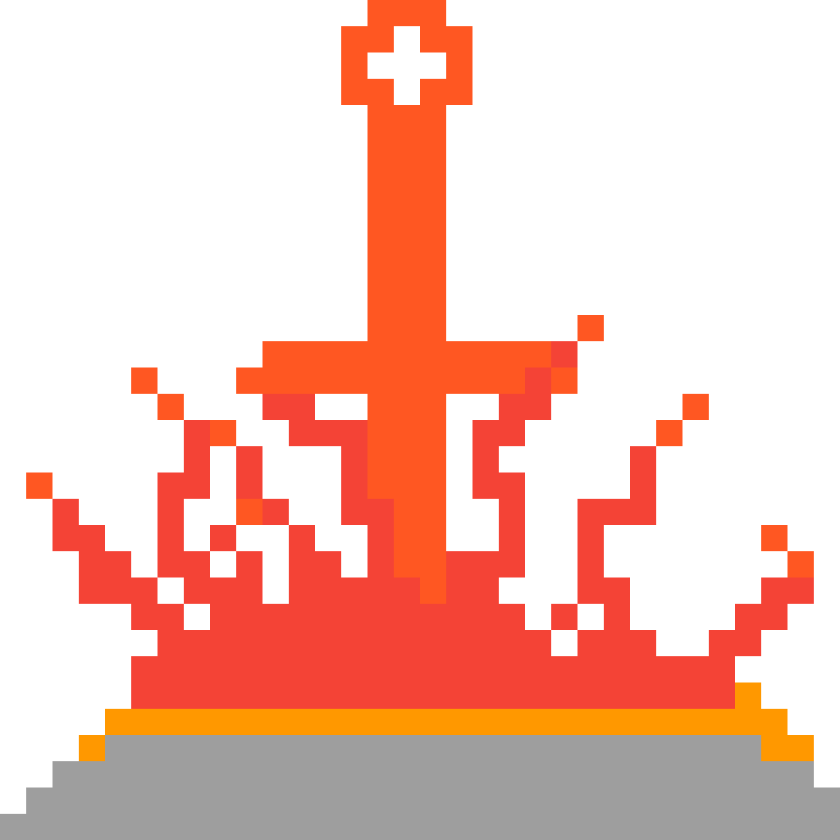 Dark Souls Bonfire - Cross (1184x1184), Png Download