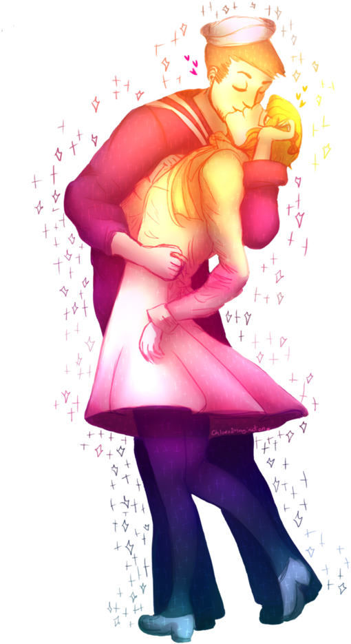 Graphic Transparent Stock Minicat End Of The War Kiss - Chloe's Imagination Minicat (752x1062), Png Download