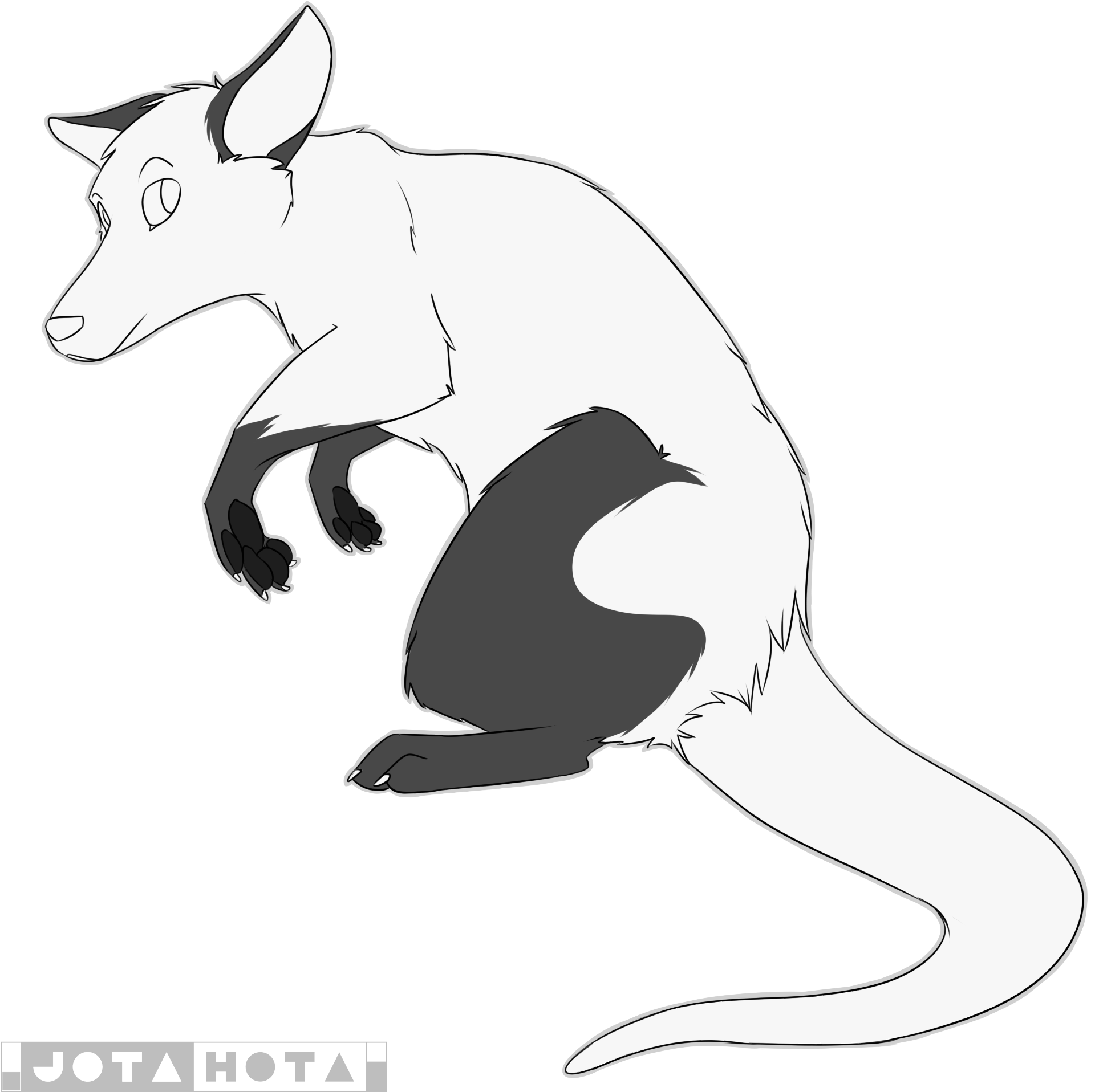Opossum Free Lineart By Jotahota On Deviantart Svg - Opossum Base (2000x2000), Png Download